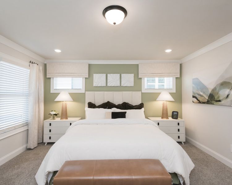 Furnished interior view inside a new home in Marshburn Landing - Bungalow Series, Wendell (Image 11).