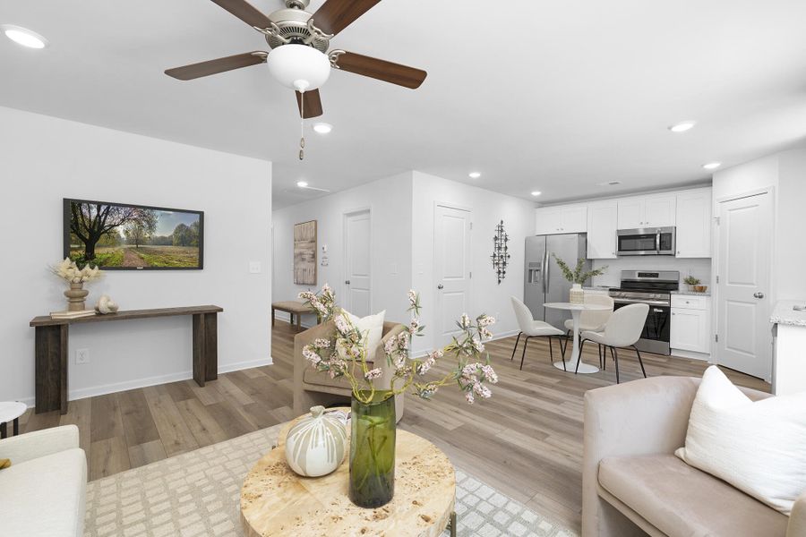 Furnished interior view inside a new home in , Moncks Corner (Image 8).