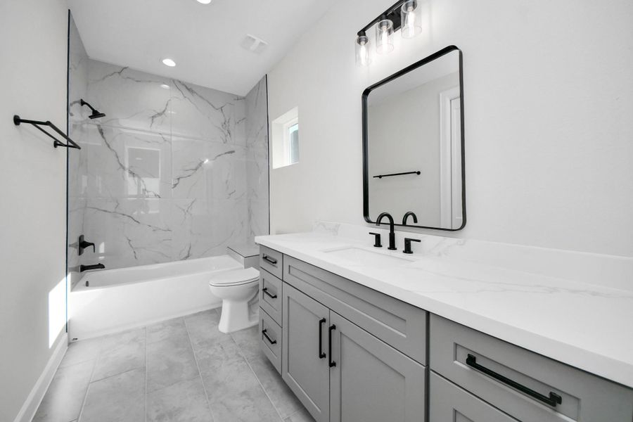 Furnished interior view inside a new home in , Houston (Image 14).