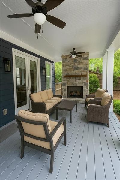 Furnished interior view inside a new home in , Atlanta (Image 3).