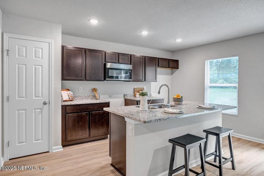 Furnished interior view inside a new home in , Jacksonville (Image 26). Furnished interior view inside a new home in , Jacksonville (Image 26).