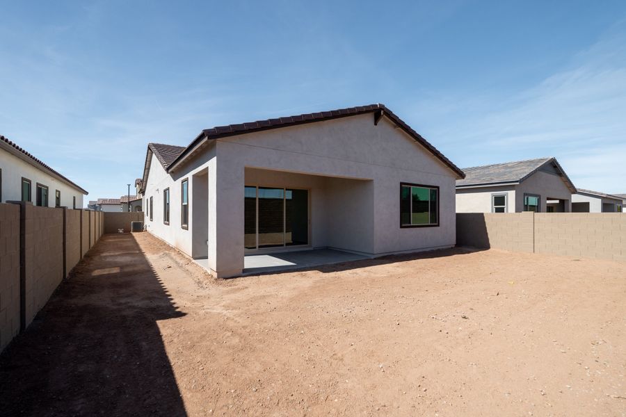 Exterior details and patio area of a home in Waterston Central, Gilbert (Image 3). Exterior details and patio area of a home in Waterston Central, Gilbert (Image 3).