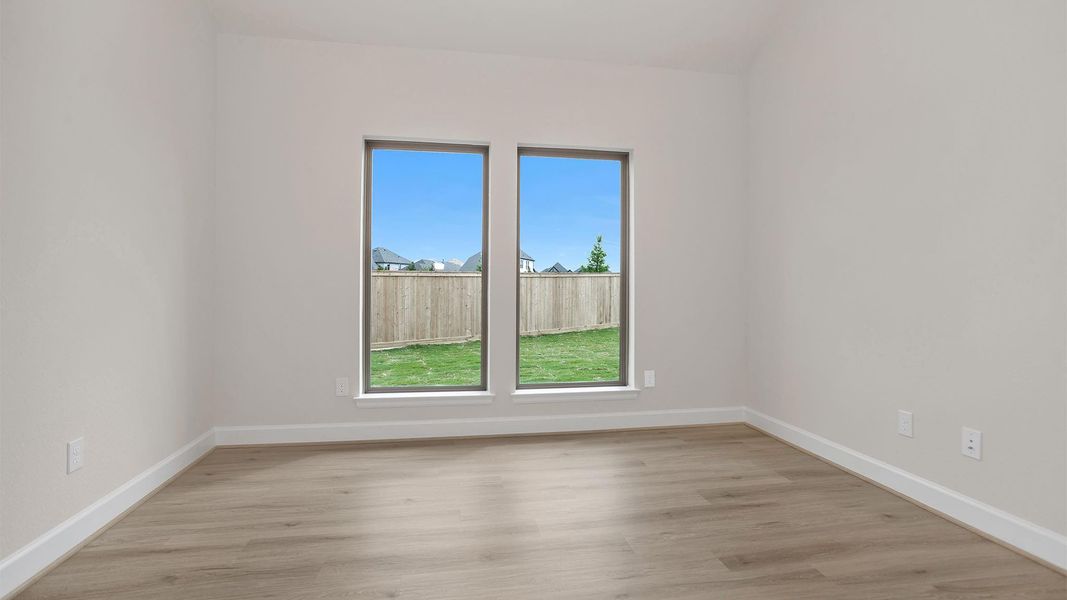 Spacious, unfurnished interior of a new home in Bridgeland, Cypress (Image 15).