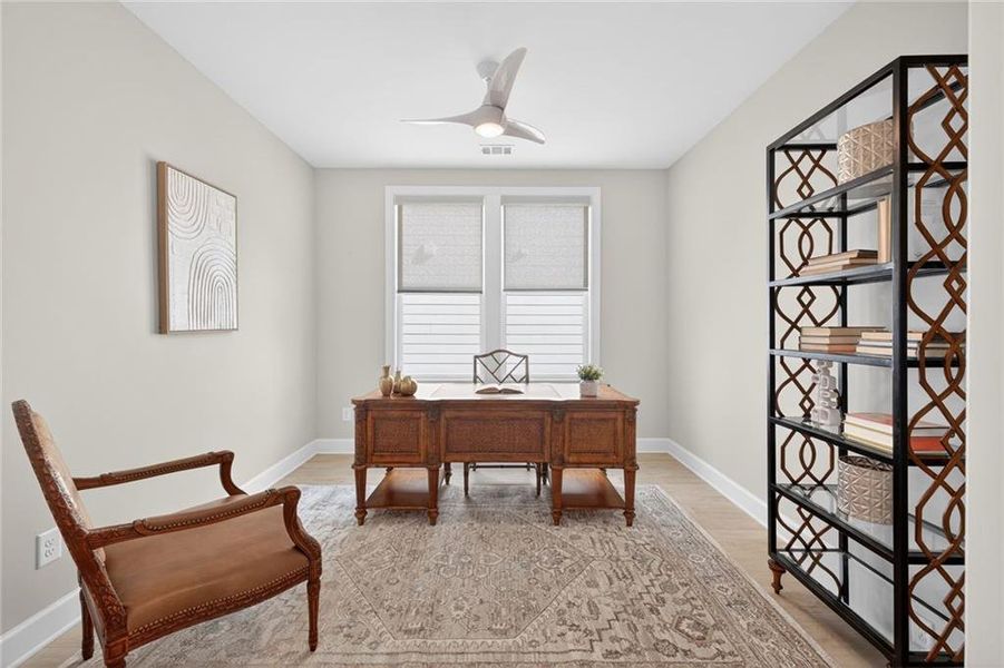 Furnished interior view inside a new home in , Hoschton (Image 37).