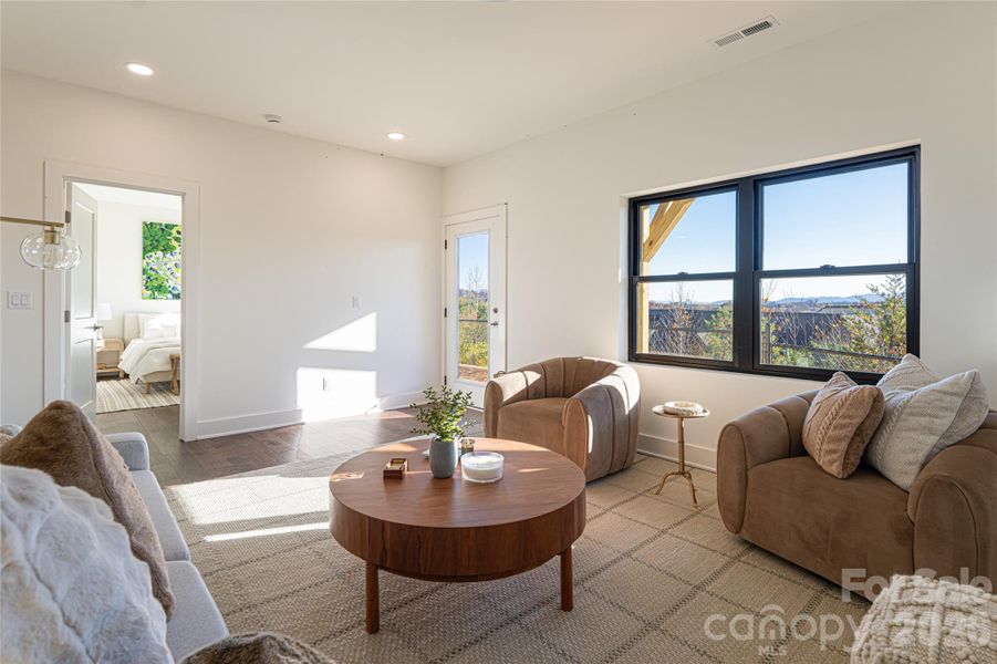 Lower family room
