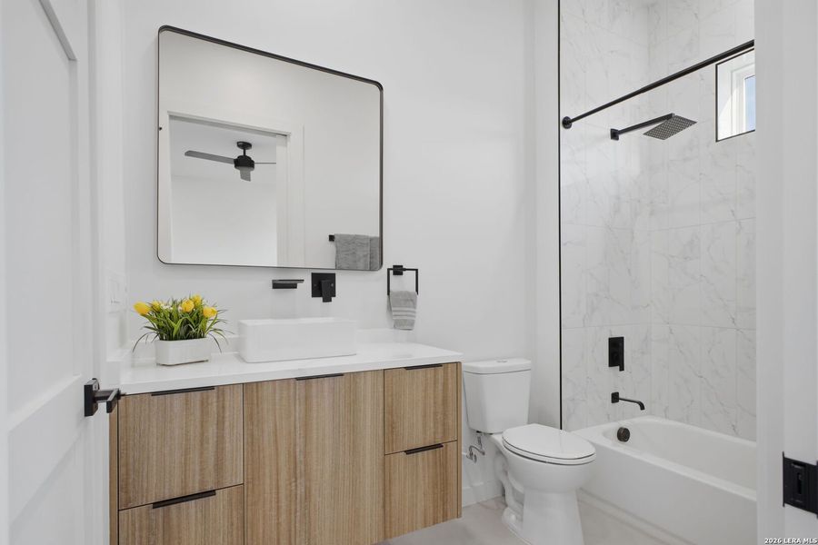 Furnished interior view inside a new home in , San Antonio (Image 13).