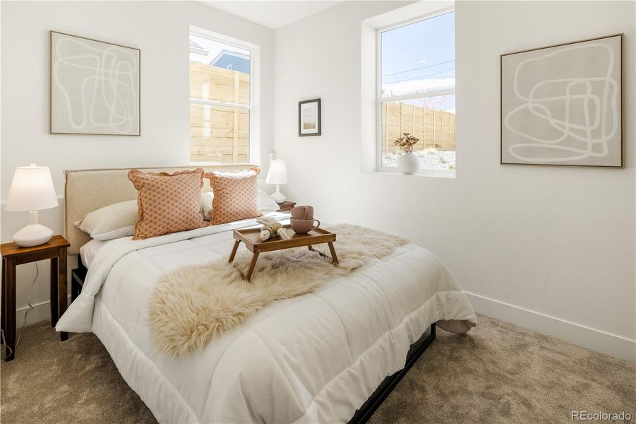 Furnished interior view inside a new home in , Denver (Image 10).