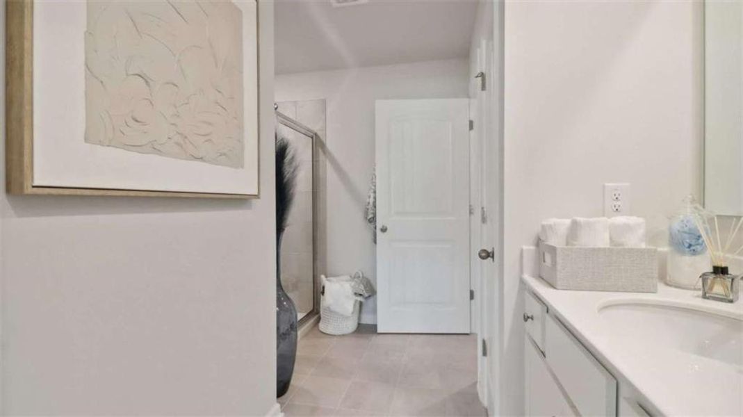 Furnished interior view inside a new home in Overlook at Peachtree Corners, Peachtree Corners (Image 18).