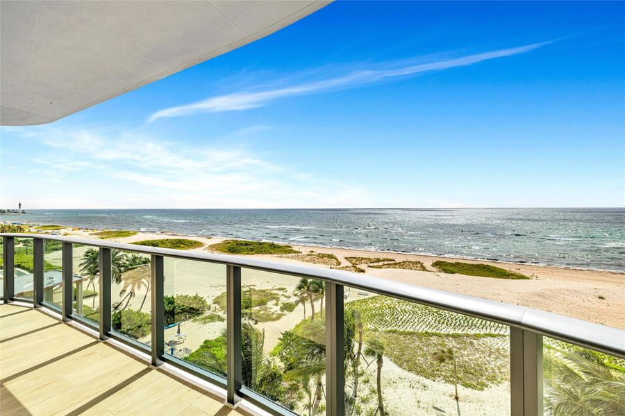 Direct Ocean Views looking in the northeast direction towards the lighthouse