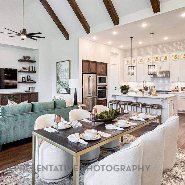 Furnished interior view inside a new home in Broken Oak, Georgetown (Image 15). Furnished interior view inside a new home in Broken Oak, Georgetown (Image 15).