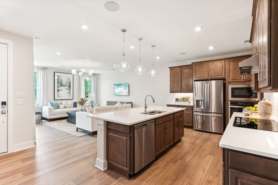 Representative furnished interior of a home built from the Boyd by Tri Pointe Homes in Seven Oaks, Belmont (Image 22).