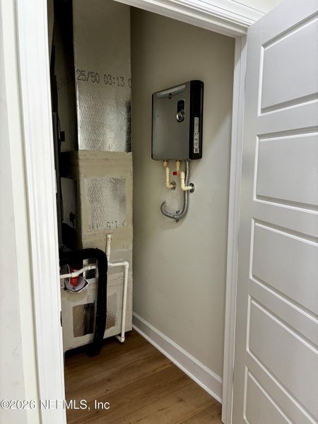 Close-up of interior finishes inside a home in , Glen St. Mary (Image 7).