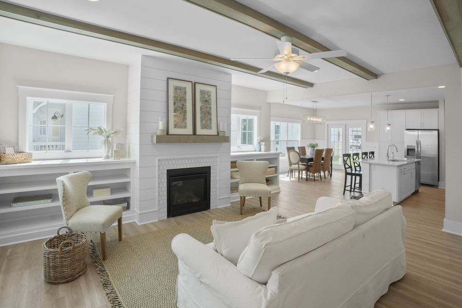 Furnished interior view inside a new home in Osprey Landing, Southport (Image 7).