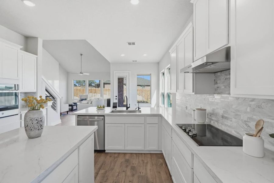 Representative furnished interior of a home built from the Shelby by Chesmar Homes in Alsatian Oaks, Castroville (Image 8).
