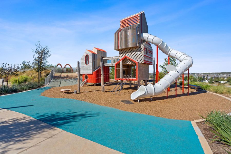 View of community playground