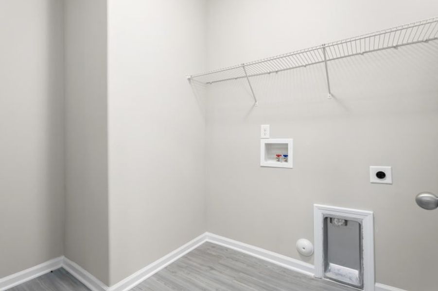 Representative unfurnished interior of a home built from the Freeport by Keystone Homes NC in Avondale, Greensboro (Image 43).
