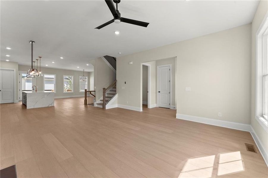 Spacious, unfurnished interior of a new home in West Highlands, Atlanta (Image 41). Spacious, unfurnished interior of a new home in West Highlands, Atlanta (Image 41).