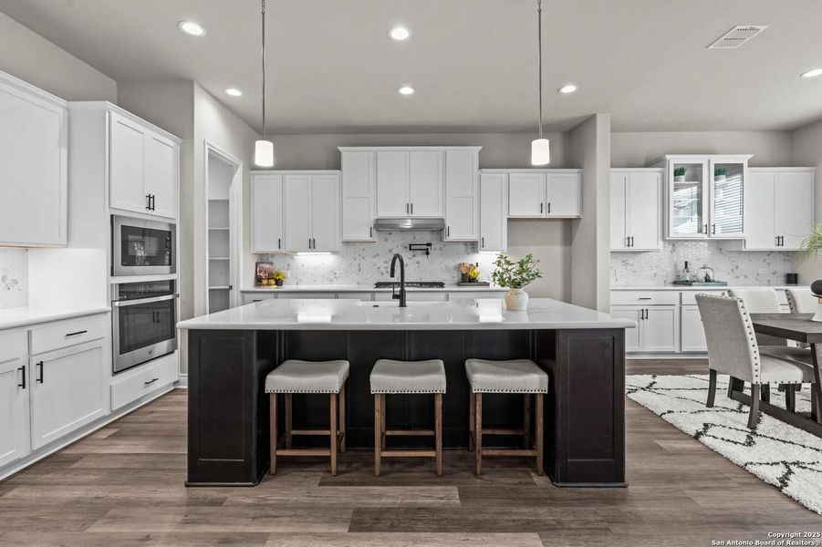 Furnished interior view inside a new home in Legacy at Lake Dunlap, New Braunfels (Image 19).
