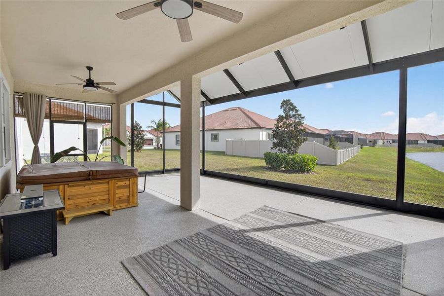 Exterior details and patio area of a home in Southshore Bay: The Estates, Wimauma (Image 33).