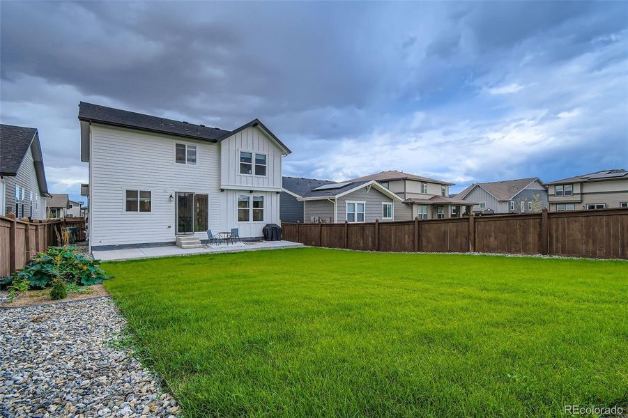 Sprinklers have been installed