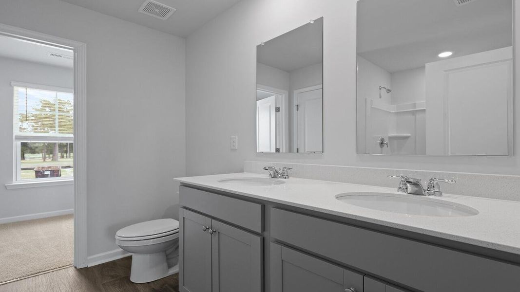 Furnished interior view inside a new home in Pineview North, Summerville (Image 15).
