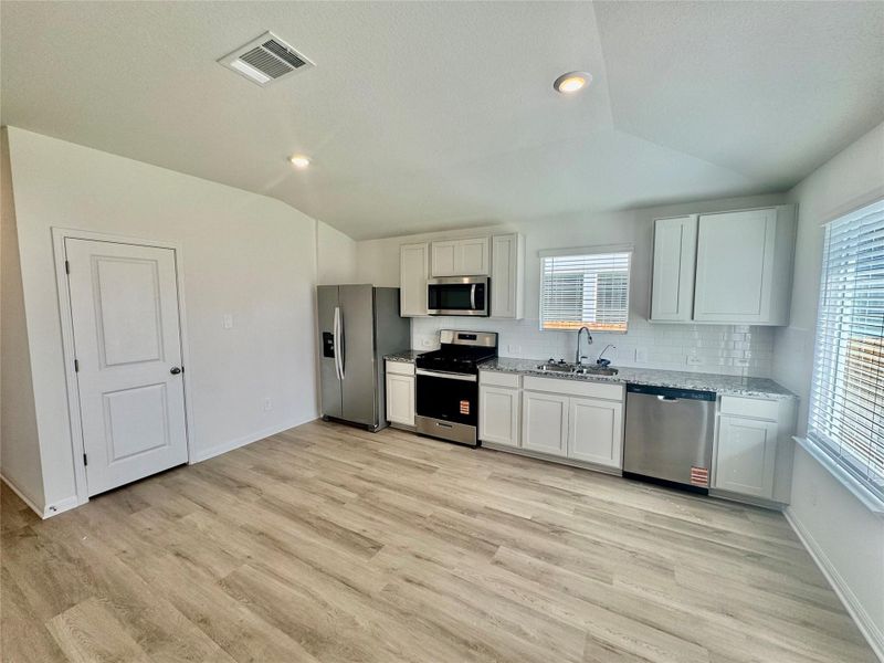 Furnished interior view inside a new home in Waterstone Crossing, Kyle (Image 7).