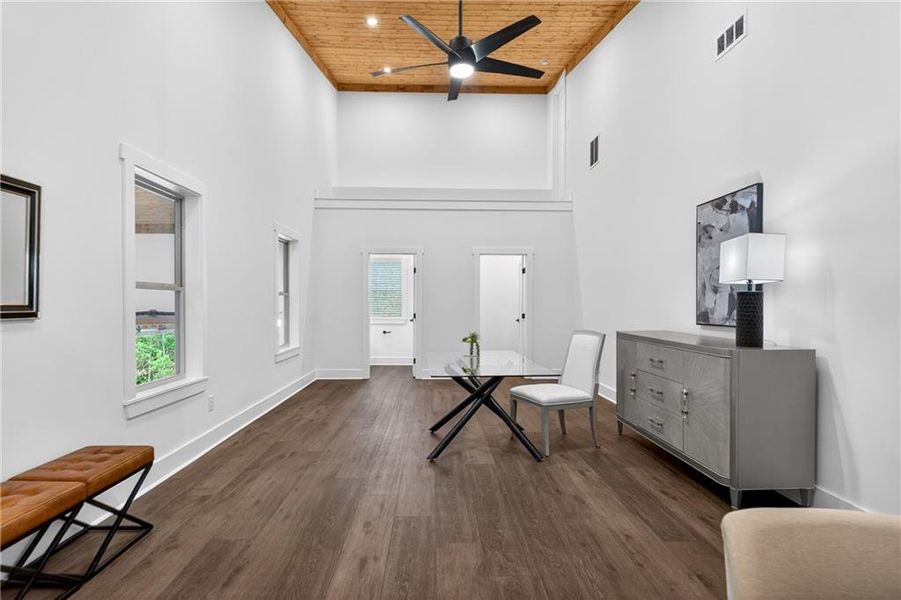 Furnished interior view inside a new home in , Dahlonega (Image 44).