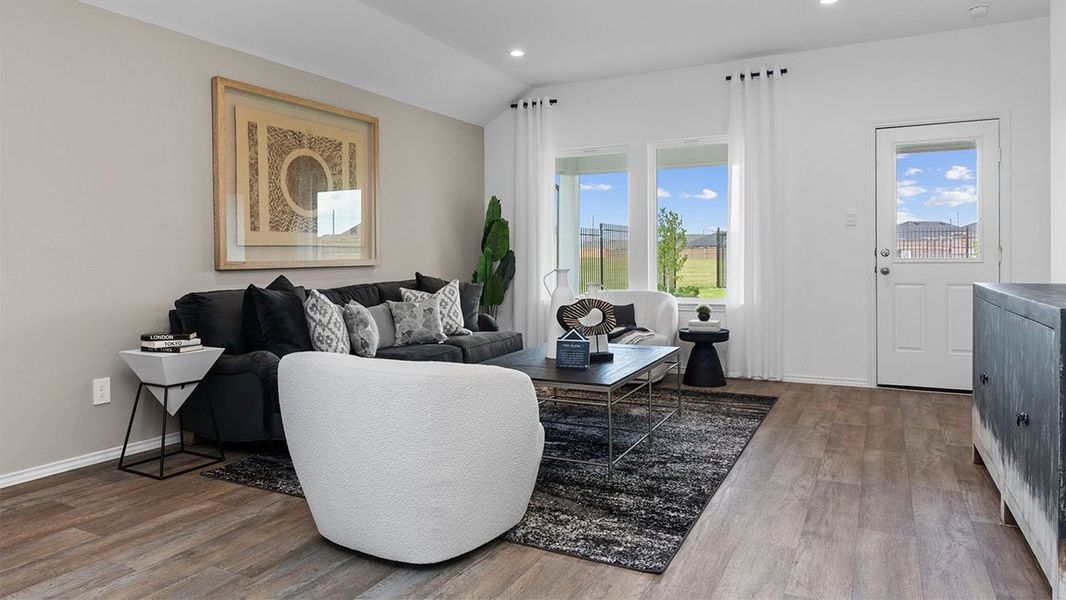 Furnished interior view inside a new home in Tamarron, Fulshear (Image 4). Furnished interior view inside a new home in Tamarron, Fulshear (Image 4).
