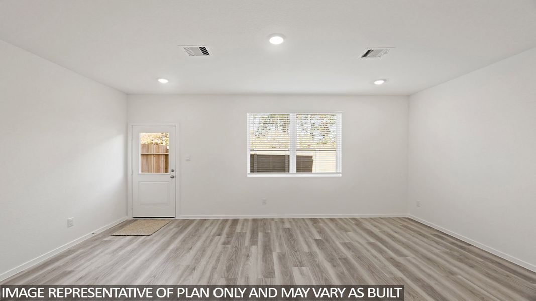 Spacious, unfurnished interior of a new home in Bridges on Lake Houston Villas, Humble (Image 8).