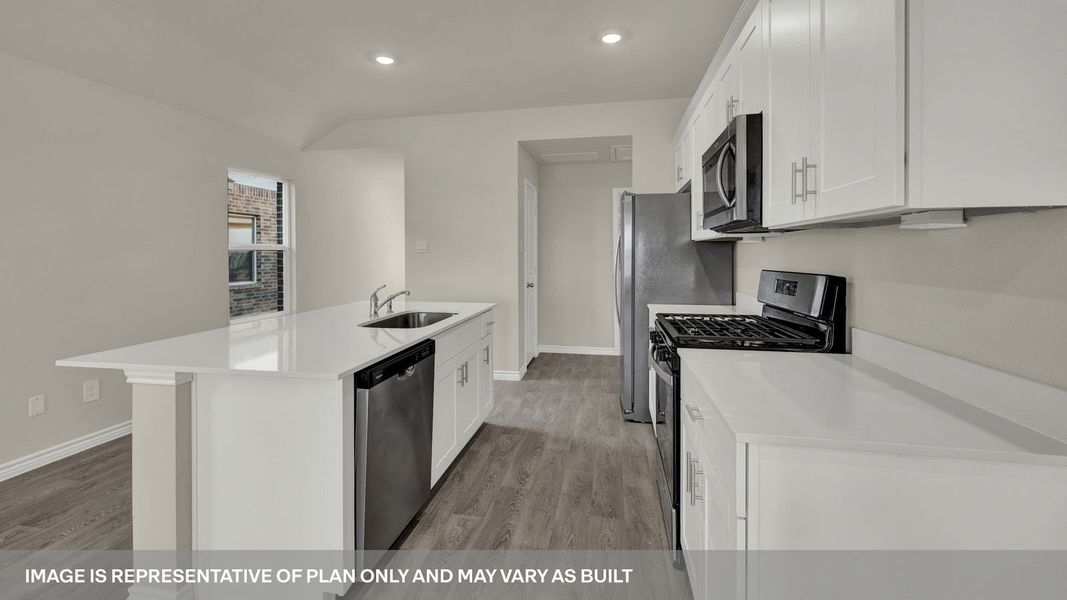 Furnished interior view inside a new home in Whisper South, San Marcos (Image 8).