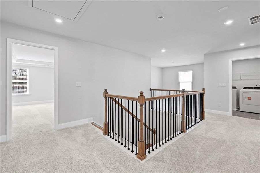 Spacious, unfurnished interior of a new home in Hawthorne Ridge, McDonough (Image 10).