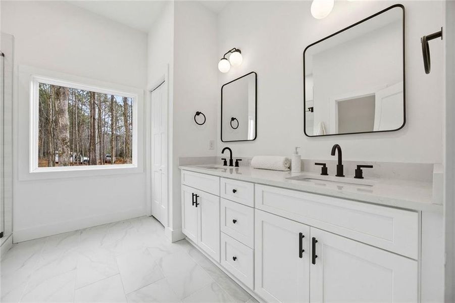 Furnished interior view inside a new home in , Pendergrass (Image 28).