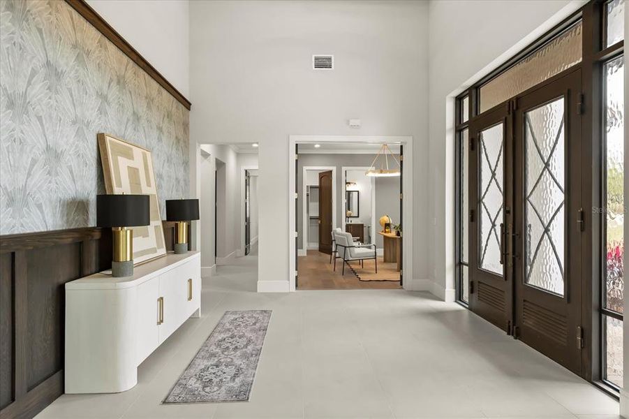 Furnished interior view inside a new home in , Montverde (Image 12).