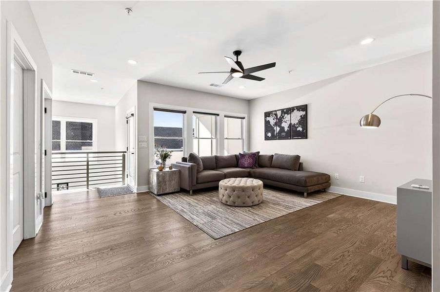 Furnished interior view inside a new home in , Atlanta (Image 47).