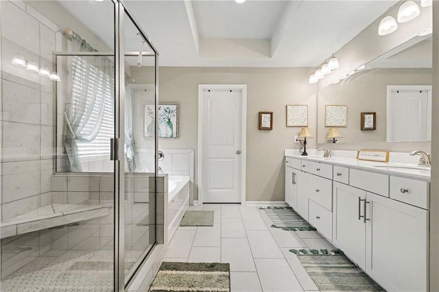 Furnished interior view inside a new home in , Douglasville (Image 19).