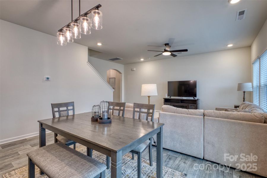 Furnished interior view inside a new home in , York (Image 8). Furnished interior view inside a new home in , York (Image 8).