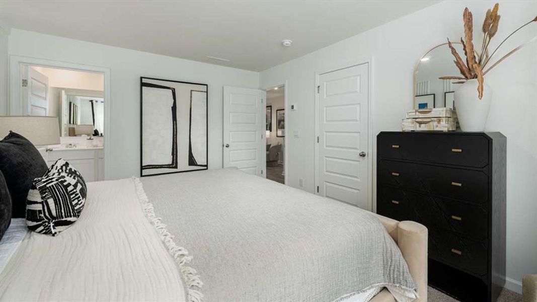 Furnished interior view inside a new home in Towns at Monroe, Atlanta (Image 12).