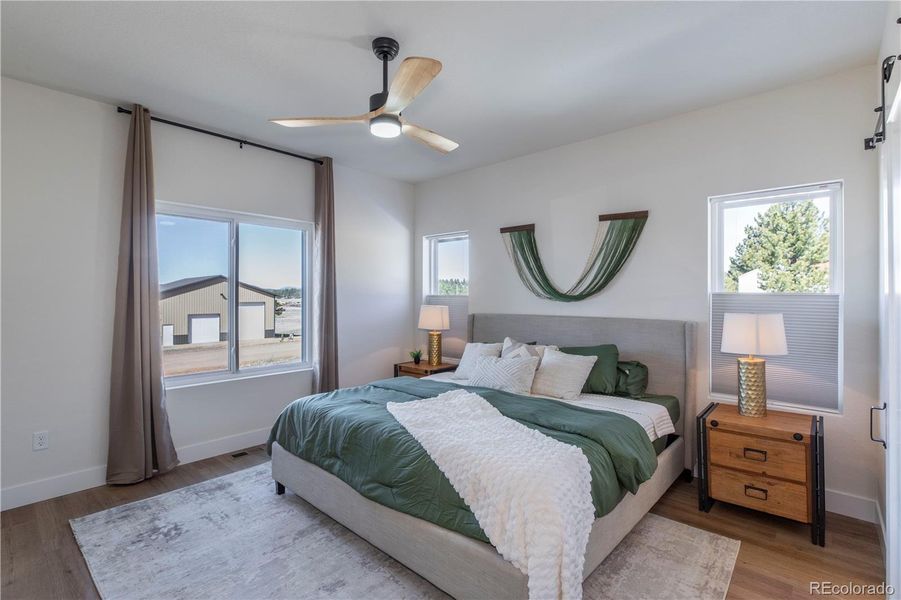 Furnished interior view inside a new home in , Florissant (Image 9).