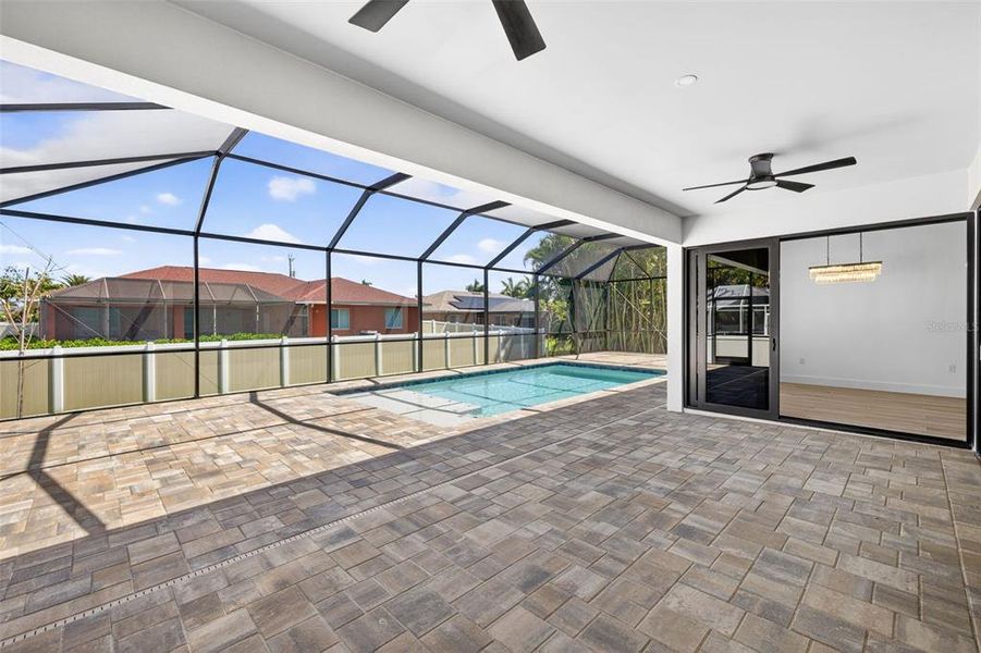 Exterior details and patio area of a home in , Cape Coral (Image 27). Exterior details and patio area of a home in , Cape Coral (Image 27).