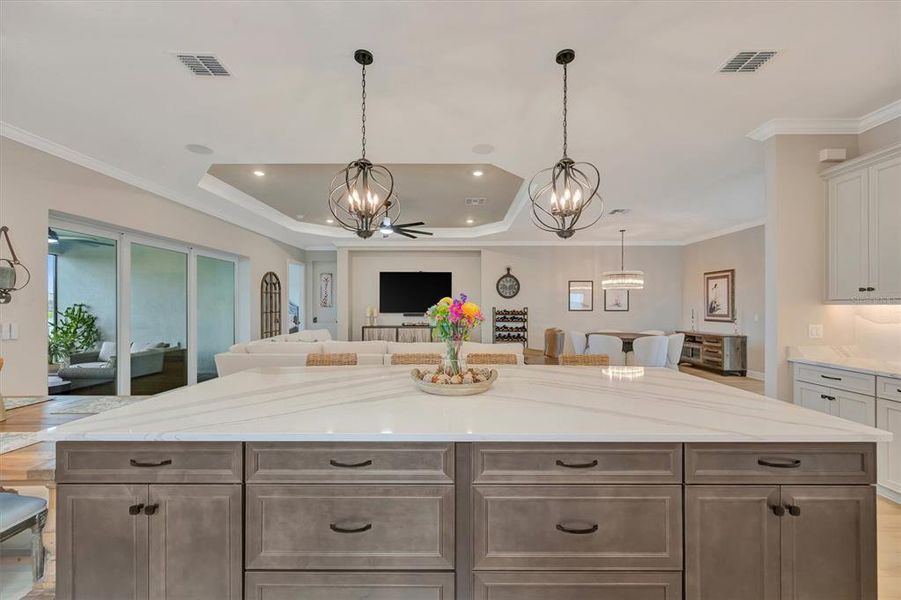 Furnished interior view inside a new home in , Palmetto (Image 34).