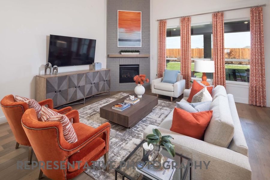 Furnished interior view inside a new home in Jordan Ranch, Fulshear (Image 23).