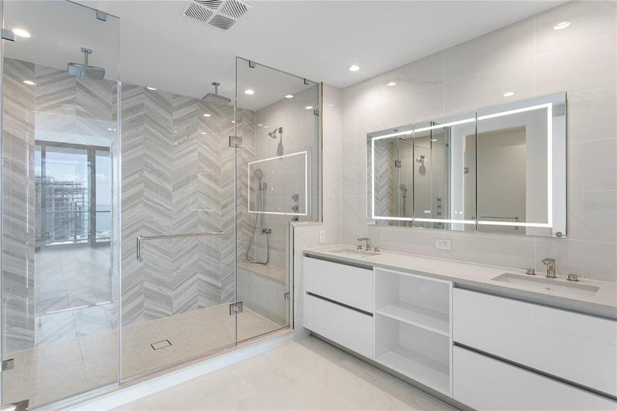 Furnished interior view inside a new home in , St. Petersburg (Image 10).