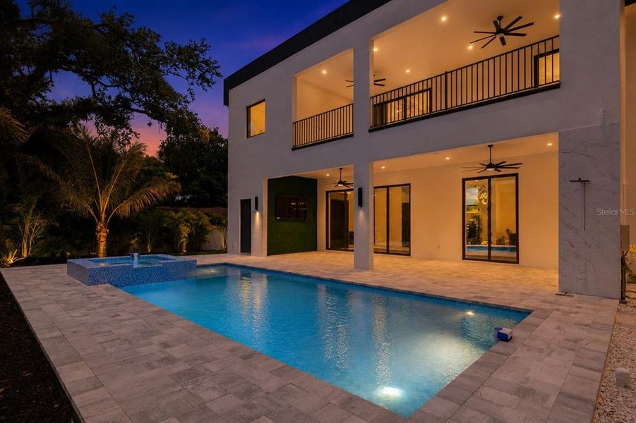 Exterior details and patio area of a home in , Sarasota (Image 30).