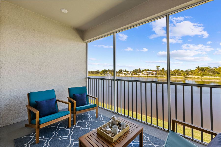 Furnished interior view inside a new home in Arboretum, Naples (Image 13).