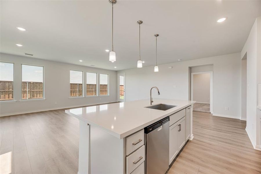 Furnished interior view inside a new home in Spiritas Ranch, Little Elm (Image 11). Furnished interior view inside a new home in Spiritas Ranch, Little Elm (Image 11).