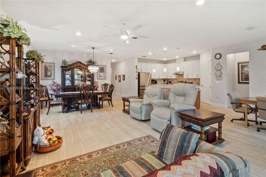 Furnished interior view inside a new home in Del Webb Tradition, Port St. Lucie (Image 29).