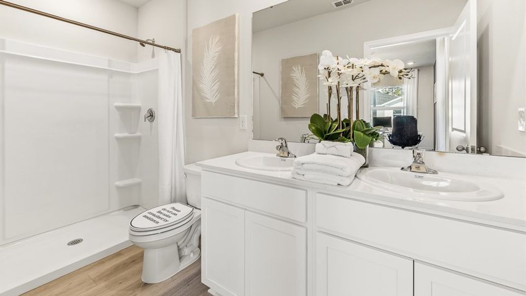Furnished interior view inside a new home in Townes at Island Lake, Pinellas Park (Image 11).