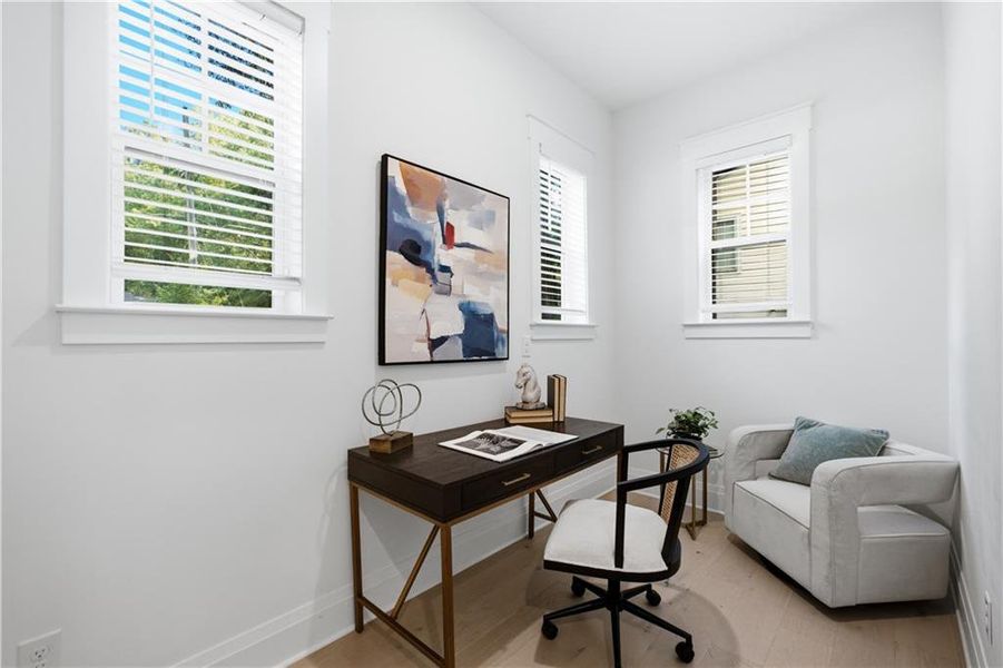 Furnished interior view inside a new home in , Decatur (Image 6).