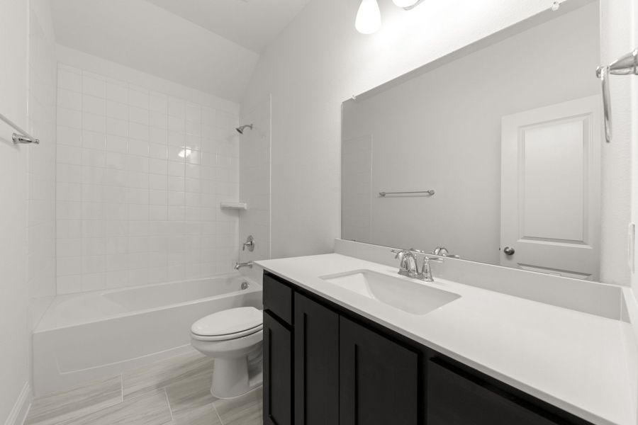Furnished interior view inside a new home in Keeneland, Aubrey (Image 13).