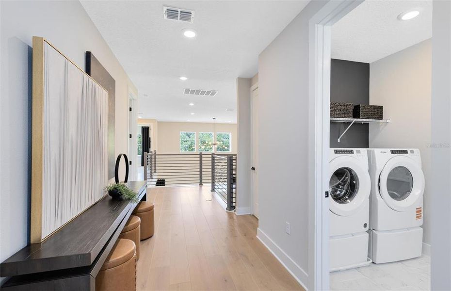 Furnished interior view inside a new home in Parkside Trails, Clermont (Image 45).